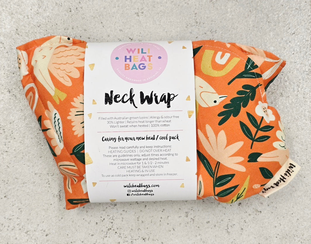 Neck Heat Pack - Orange Bird