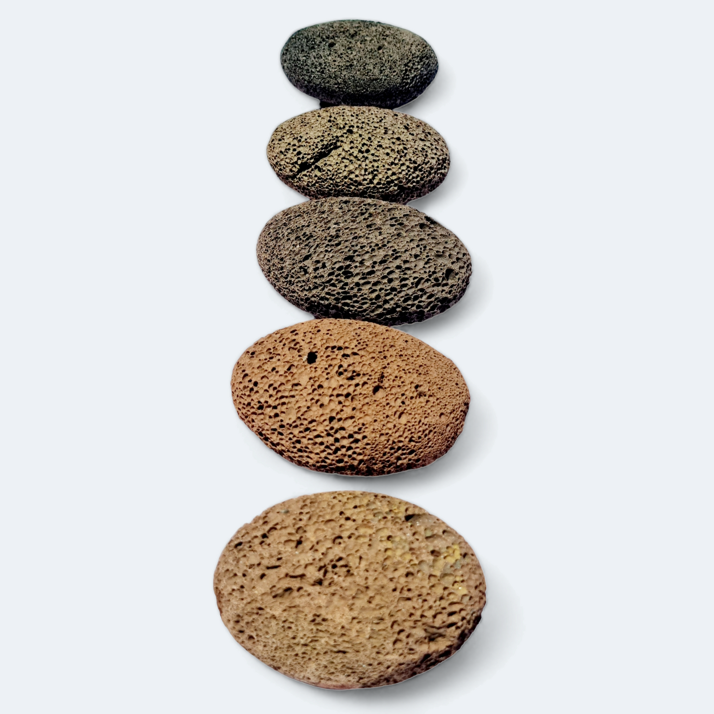 Exfoliating Lava Stones
