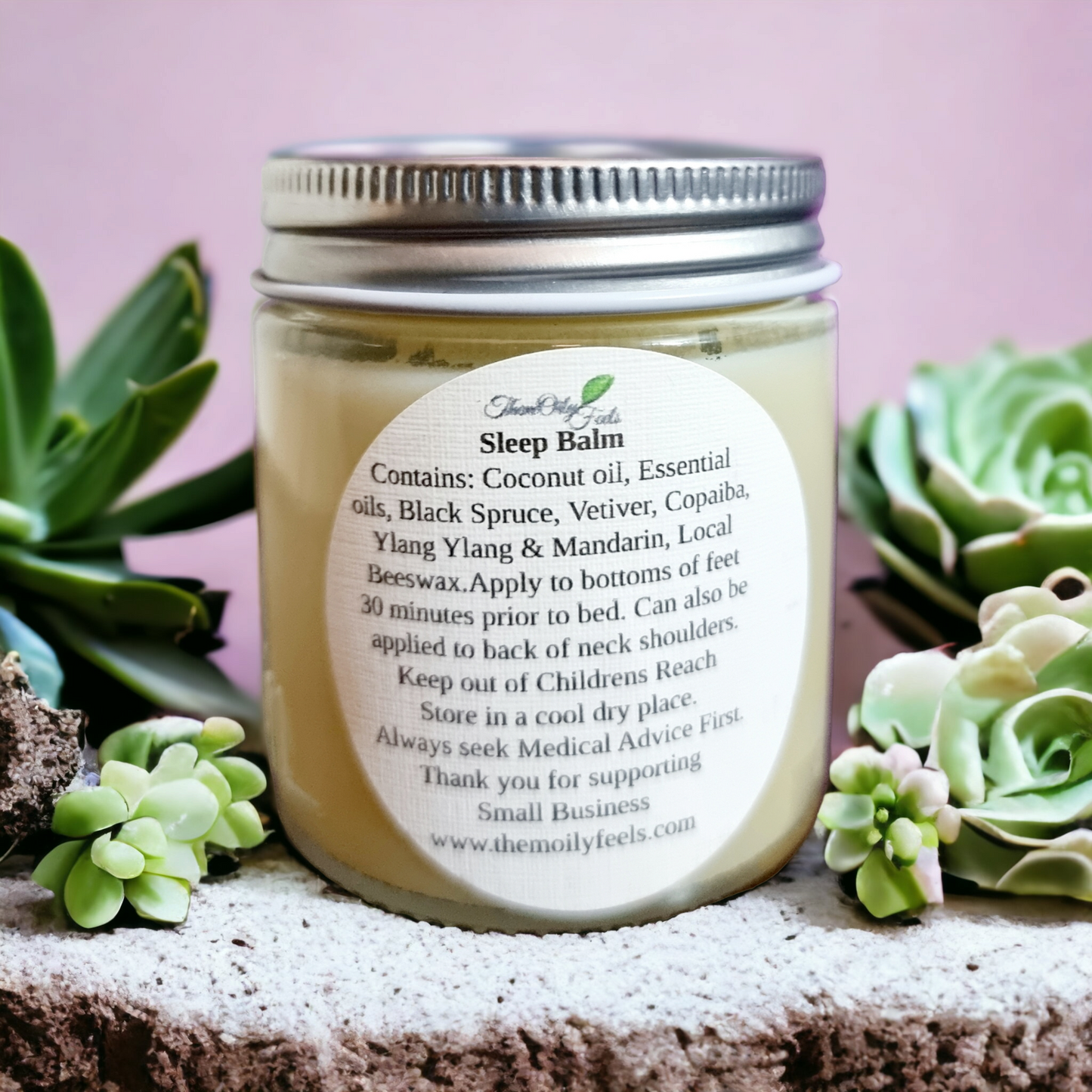 Kids Sleep Balm 120 Gr Glass Jar