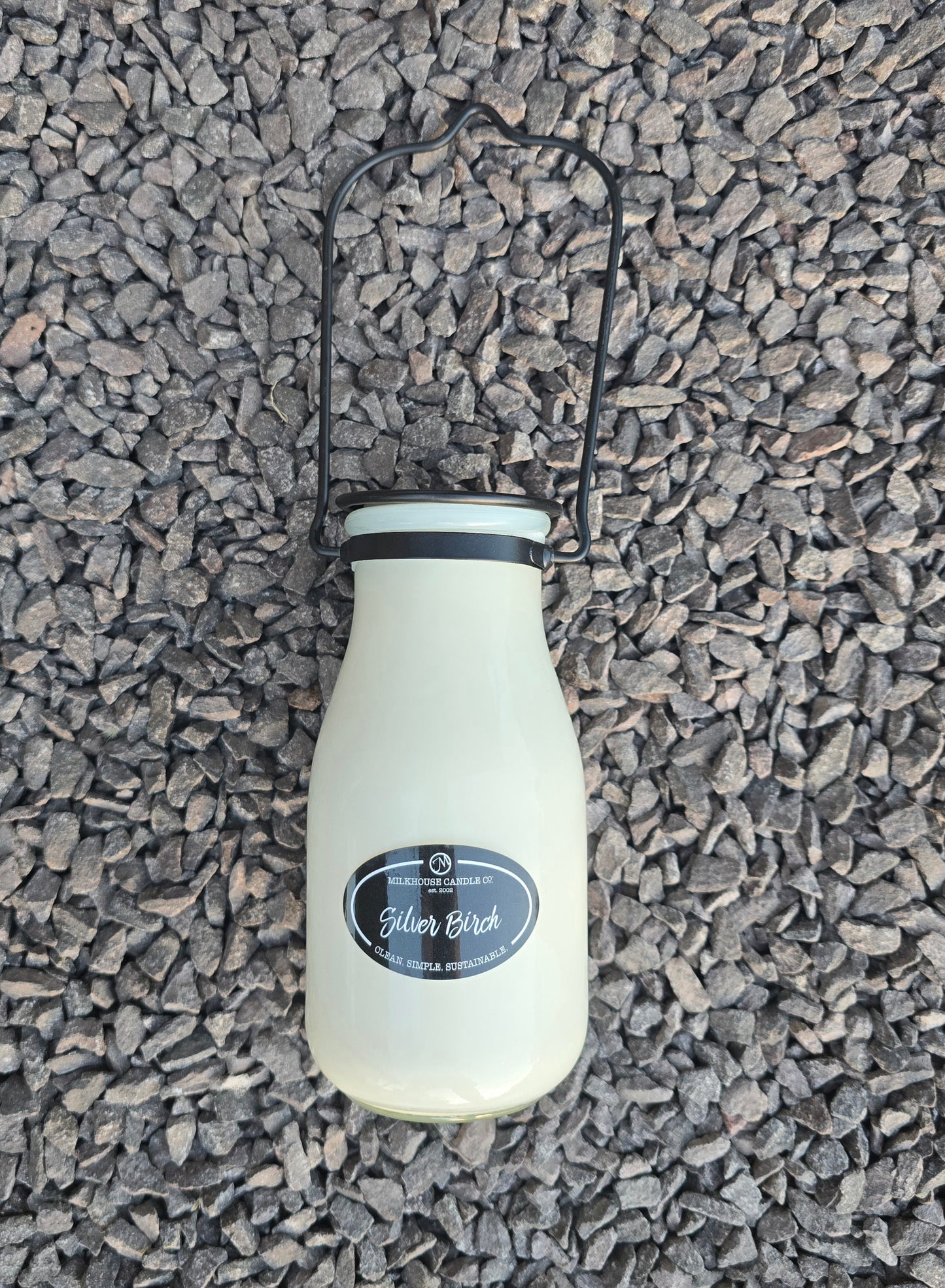 Silver Birch Milk Bottle Milk House Candle