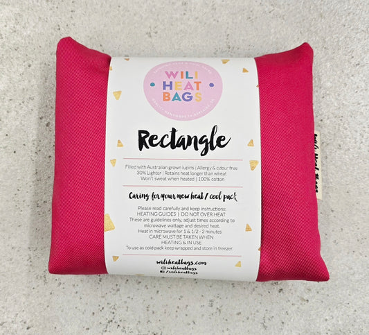 Rectangle Heat Pack - Pink