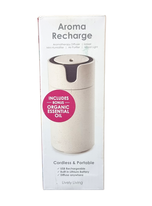 AROMA RECHARGE -CORDLESS ESSENTIAL OIL DIFFUSER