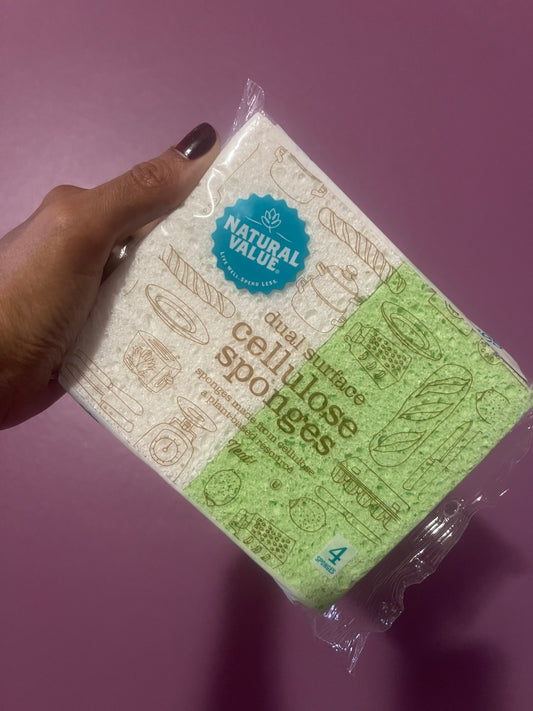Cellulose Sponge - Dual Green Surface