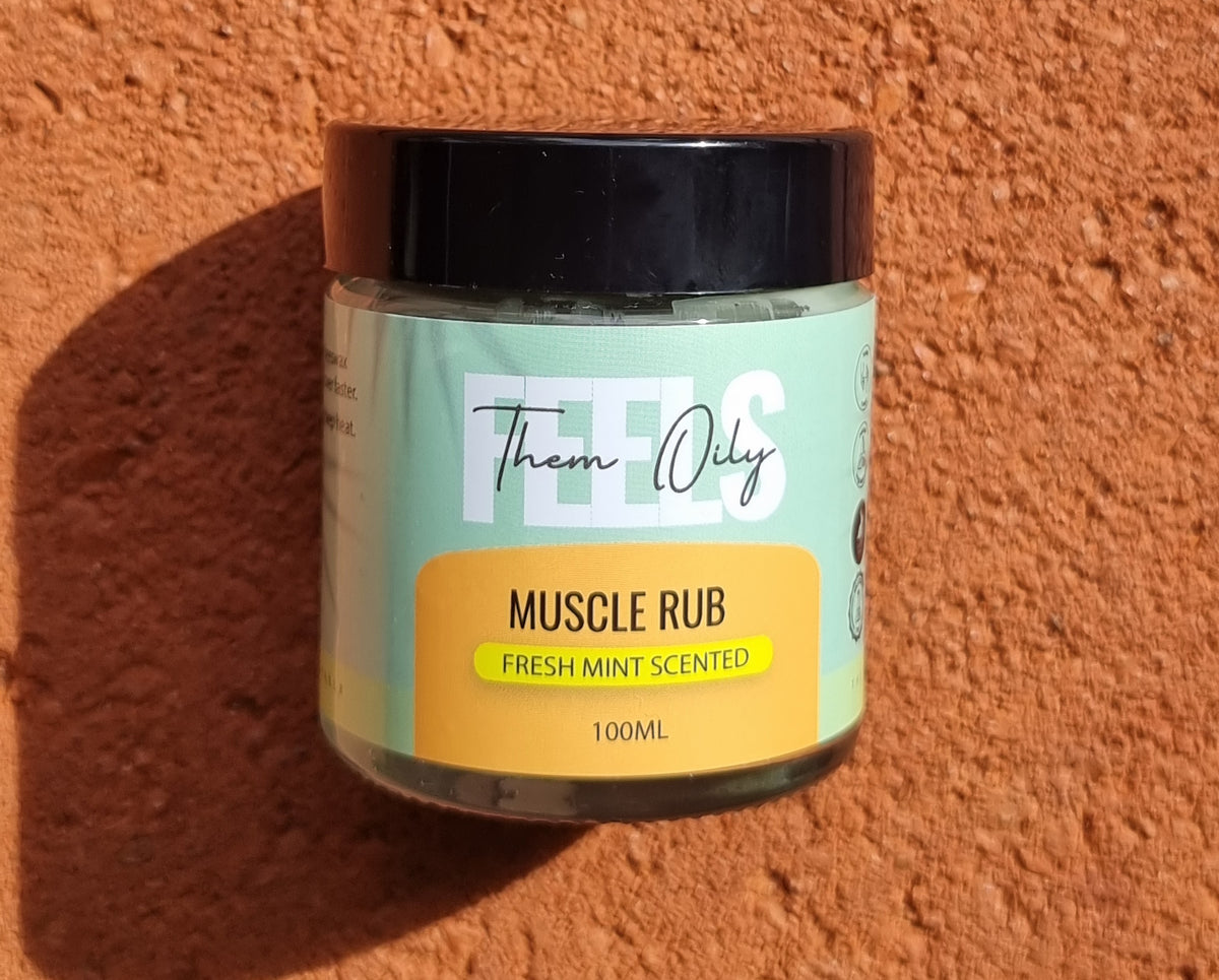MUSCLE RUB BALM - 100g – Them Oily Feels