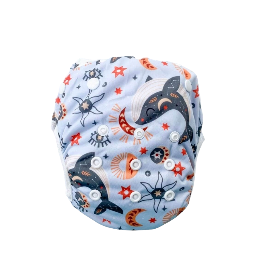 Whale Song swim nappy